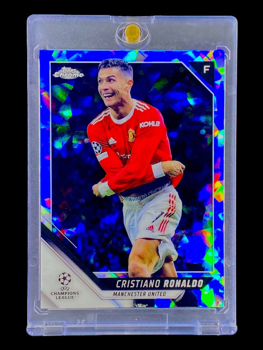 CRISTIANO RONALDO BLUE SAPPHIRE Holo Chrome Refractor SP Parallel