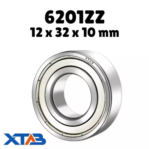 6201ZZ Deep Groove Ball Bearing Premium Quality - 12 x 32 x 10 mm