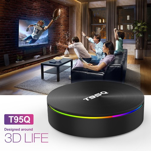T95Q Amlogic S905X2 Quad Core Android 8.1 Smart TV BOX 4G 32G/64G Media Player - Picture 6 of 13