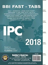 2018 International Plumbing Code (IPC) Fast Tabs by Builders Book Inc