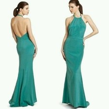 NWT $288 GUESS by marciano Pleated at bust blue Monrose Dress gown size S