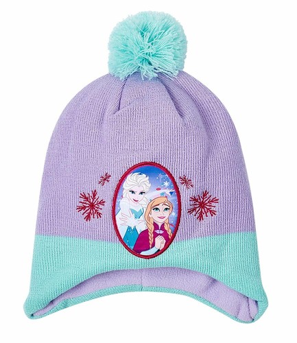 Disney Frozen Elsa \u0026 Anna Hat Purple Gr 