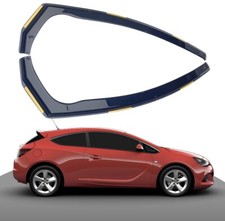 Wind Deflectors For Vauxhall Astra J MK6 GTC 2010-2015 3 Doors 2pc Haibak Tinted