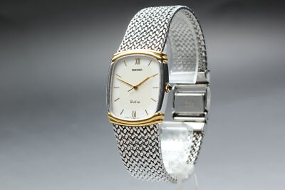✨稼働品ヴィンテージ✨SEIKO　DOLCE✨メンズ腕時計　7741-5060 Vintage Seiko Dolce 7741 5060 Textured Dial Lady Quartz