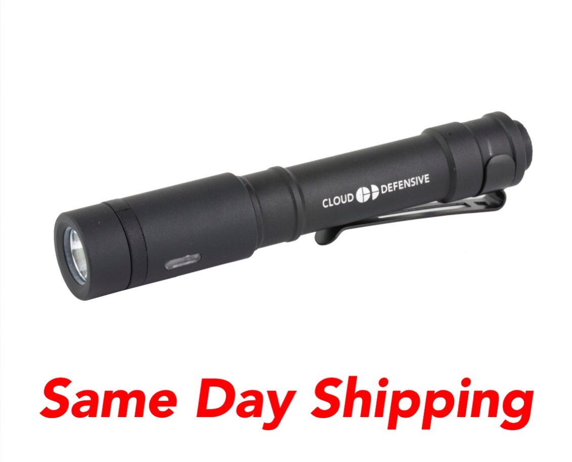 Cloud Defensive Chicro Admin Light USB-C Rechargeable Flashlight 350-Lumen Black-image