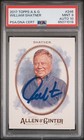 WILLIAM SHATNER SIGNED 2017 ALLEN & GINTER  #246 CARD PSA/DN