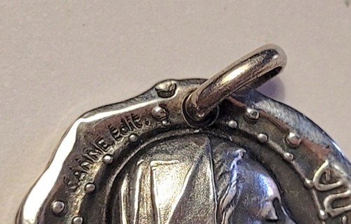 Ancienne Médaille Vierge Marie Argent Massif Religion SANNE . EDIT . #GT2# G1 - Foto 3 di 5