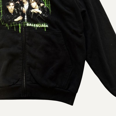 Balenciaga SpeedHunters Graphic Zip-Up Hoodie Oversized Demna