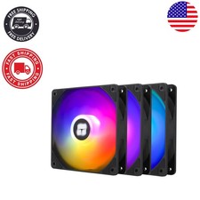 High-Performance 120mm ARGB Case Fan - Quiet 1550 RPM  S-FDB Bearing 3 Pack 