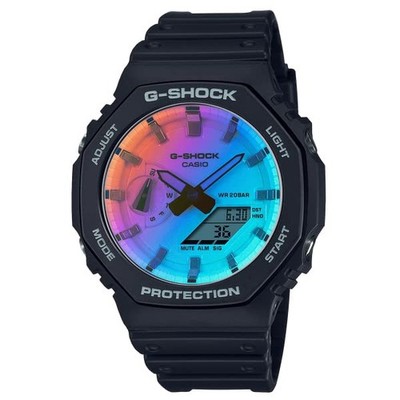 Casio G-Shock Limited Edition Iridescent Color Watch Black Rainbow