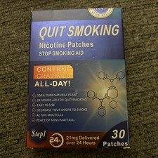 21mg Quit Smoking Patches, Step 1 Stop Smoking Aid, 30 Count Nicotine Patches