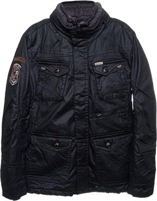 KHUJO Herren Parka Modell: PEER Schwarz M
