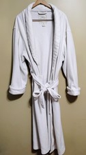 Vintage 90s VICTORIA'S SECRET Country Collection Thick White Bathrobe SIZE M/L