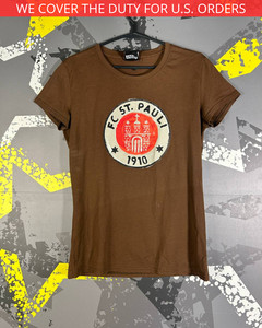 FC ST. Pauli Training Jersey Fan Stadium Football Soccer Shirt Women Size M ig93