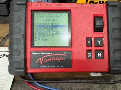 Snap-on VANTAGE MT2400 automotive diagnostic tool  Powers On As-IS
