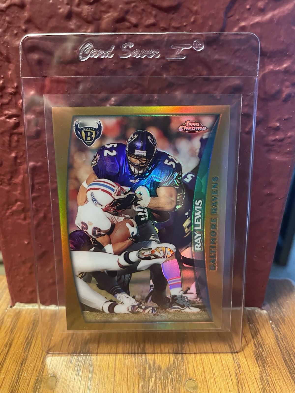 1998 Topps Chrome #72 Ray Lewis Refractor Ravens HOF 🏈🔥🏈🔥