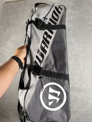 Warrior Nylon Lacrosse Equipment Bag Gray Black Shoulder Strap Carry Handle 32 