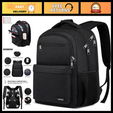 Teen Boys School Backpack, 15.6" Laptop Bag, Water-Resistant, Ergonomic Straps,