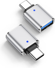 USB a to USB-C Adapter, 2Pack 5Gbps Super Data Transfer USB C to USB a Adapter