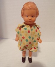 Vintage Erich Dittmann Edi Boy Doll 6" 16 Made in Germany Celluloid 1940-1960