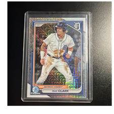 Bowman Chrome Prospects Max Clark BCP-74 Detroit Tigers Mojo Refractor