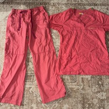 Pink Scrub Set Size Small Wonder Flex
