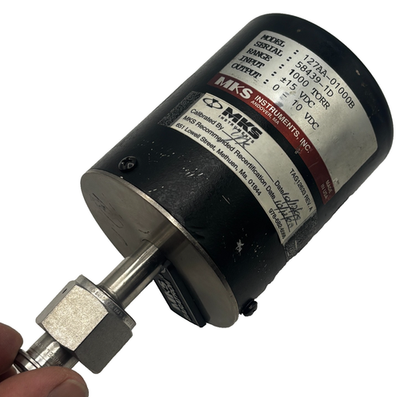 #ad MKS 127AA 01000B Baratron Pressure Transducer 1000 Torr 127 Serial 58439 1D ✅ $250.00