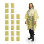 Poncho jetable cape de pluie unisexe léger 20 pièces poncho de pluie jetable