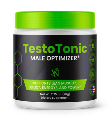 TestoTonic Men Optimizer for Muscle Libido Energy and Power Powder, 1 Pack 30SRV