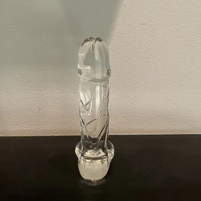 Unique, Vintage Glass Penis Statue Circa 1970s Rare