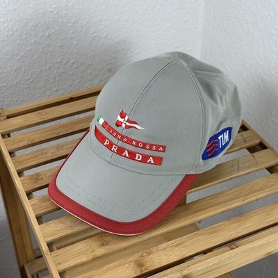 Prada Luna Rossa Sport Cap Vintage Grey Size M Rare