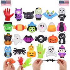 Halloween Mochi Squishy Toys 24 Pack Mini Squeeze Stress Relief Party Favors