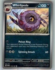 Whirlipede 116/167 Common Twilight Masquerade Pokemon