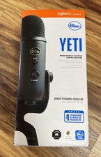 Logitech Creators Blue Yeti USB Microphone - Blackout