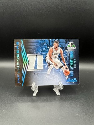 Karl-Anthony Towns 2016-17 Studio Influencers Patch /15 (Game Used) Knicks