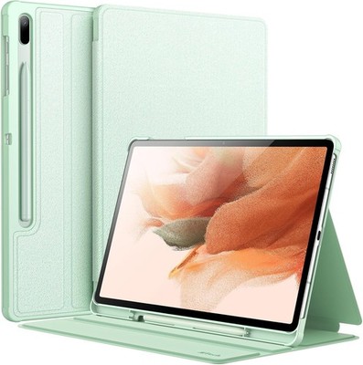 Samsung Tab S8 Plus S7 FE 12.4 Case S Pen Holder Stand Cover