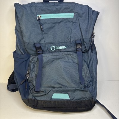 Orben LoneStar TEAL BLUE Padded Backpack With Laptop Sleeve Hiking Camping