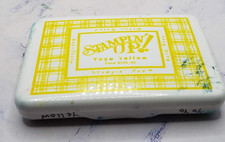 Stampin  Up Yo-yo Yellow Water Based Dye Ink Original Style Pad 32-107