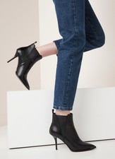 ACNE STUDIOS-39 (AU 8)-JEMMA CHELSEA LEATHER ...