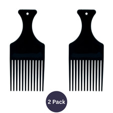 Afro Pick Comb Professional Salon Wide-Toothed Pocket Comb x 2 Pack