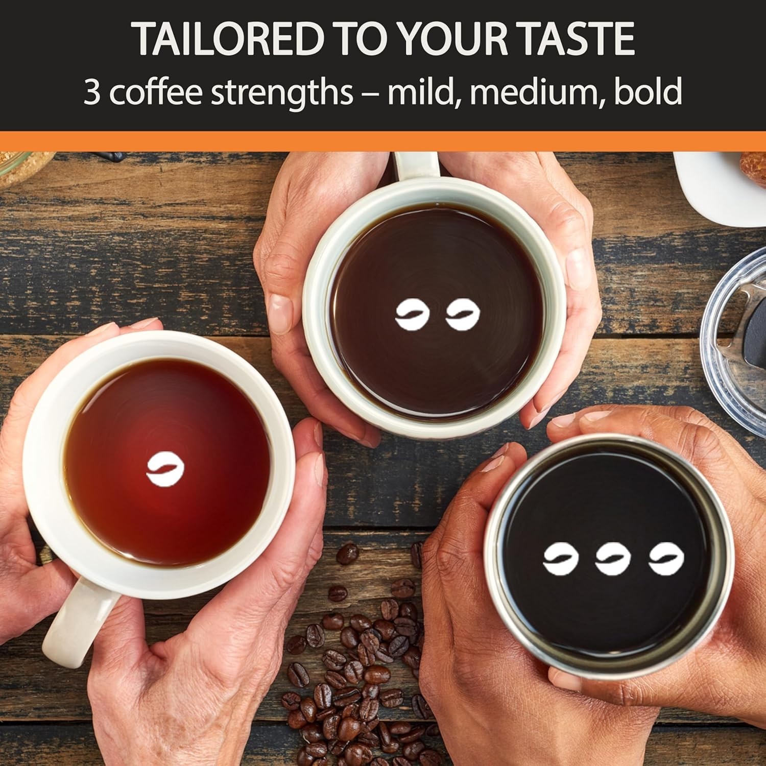 Simply Brew Stainless Steel and Thermal Carafe Drip Coffee Maker 12 Cup Program