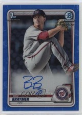 2020 Bowman Chrome Sapphire Edition Prospect Ben Braymer #BSPA-BB Auto 03ox