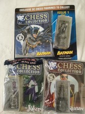 Eaglemoss DC Chess Collection - Magazines & Figurines #1-3 Batman, Joker, Robin