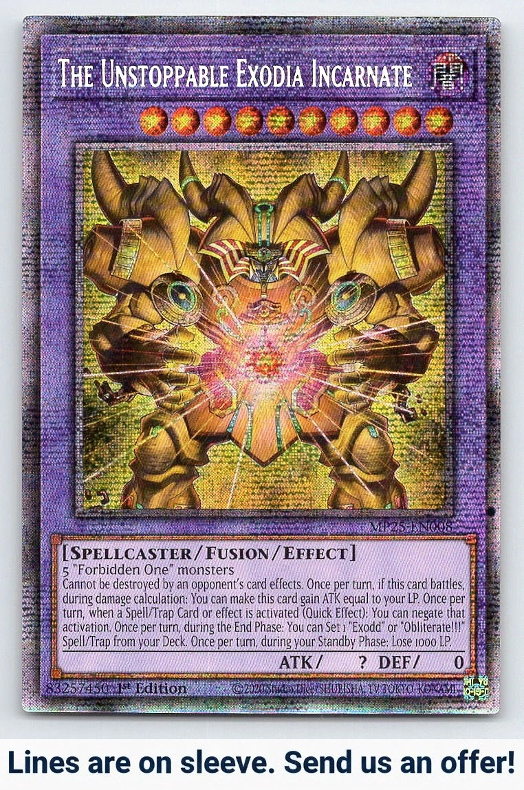 Exodia Yu-Gi-Oh! TCG Individual Trading Card Games in English for sale -  eBay