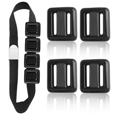 Scuba Weight Belt Diving Belt 4 Pcs Metal Buckle Coated Dive Weight Belt