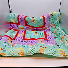 teddy bear baby blanket 44"x42"Colors are still vibrant. Ready to use or gift .