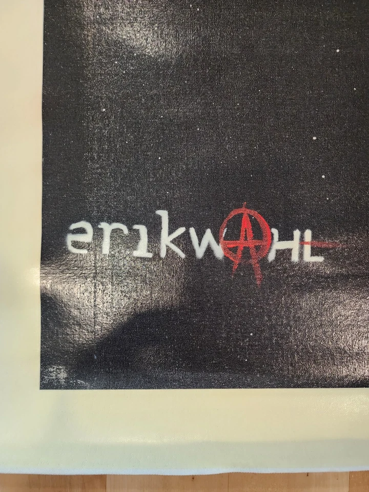 Pintura al óleo sobre lienzo Erik Wahl grande 32"x48" Bono por artista de graffiti Foto 2 de 4