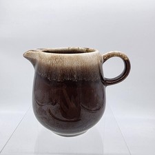 Vintage McCoy 7020 4" Pitcher Brown Drip Glaze Pottery USA Small Kitchen Creamer