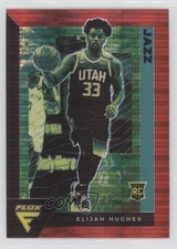 2020-21 Panini Flux Rookies Factory Set Red Pulsar Prizm Elijah Hughes #249 0rm6