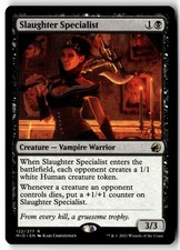 MTG Slaughter Specialist Innistrad: Midnight Hunt LP Magic The Gathering